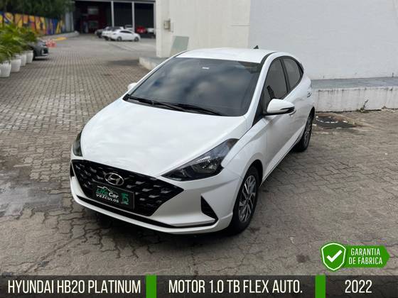 HYUNDAI HB20 1.0 TGDI FLEX PLATINUM AUTOMÁTICO HYUNDAI HB20 1.0 TGDI FLEX PLATINUM AUTOMÁTICO